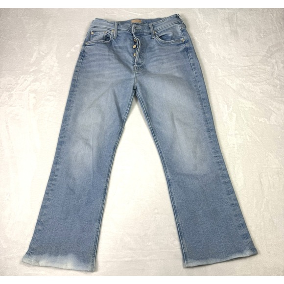 Mother Jeans The Tripper Flood Womens 29 Light Wash Limited Edition Button Fly - Picture 1 of 14